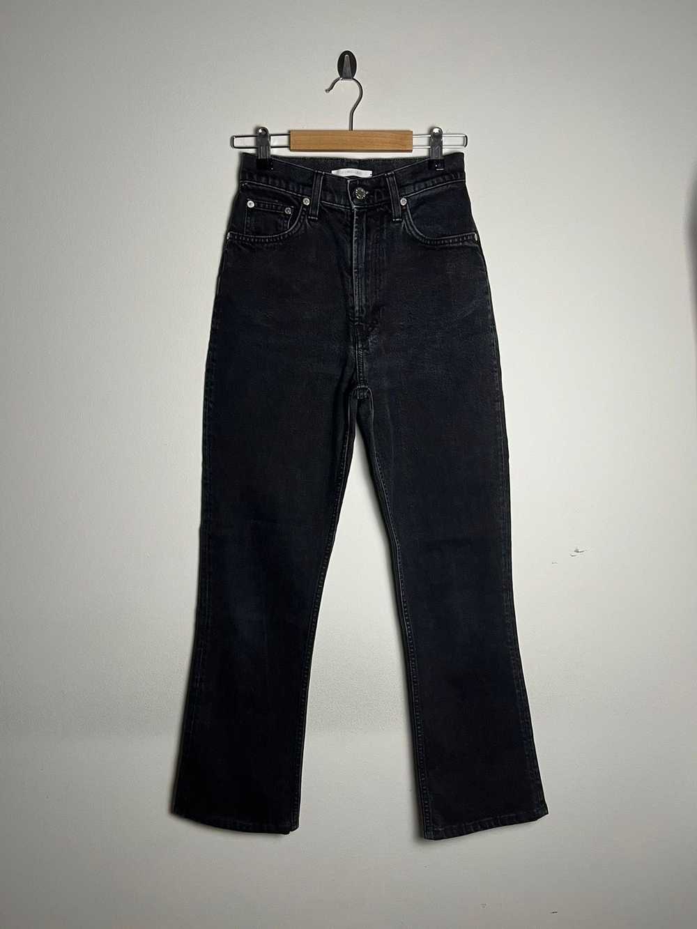 Helmut Lang Helmut Lang Black Hi Bootcut Jeans - image 1