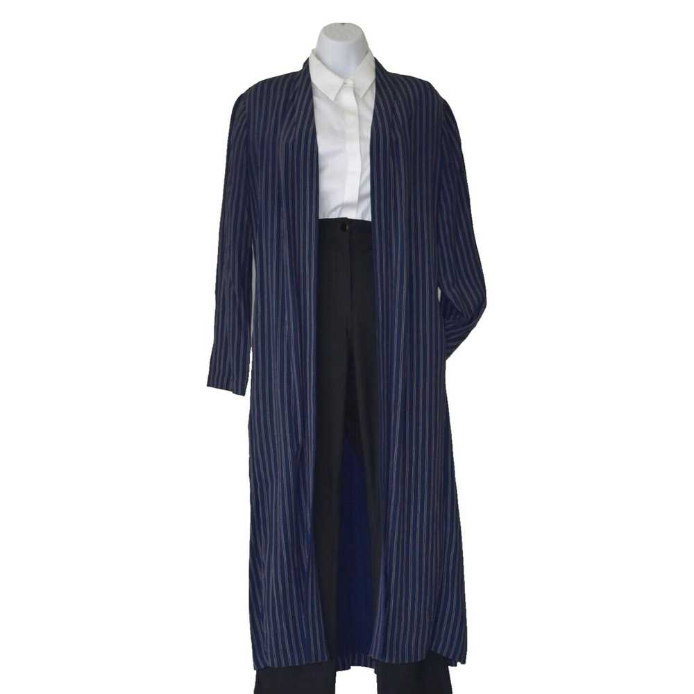 Eileen Fisher EILEEN FISHER Midnight Blue Belted … - image 1