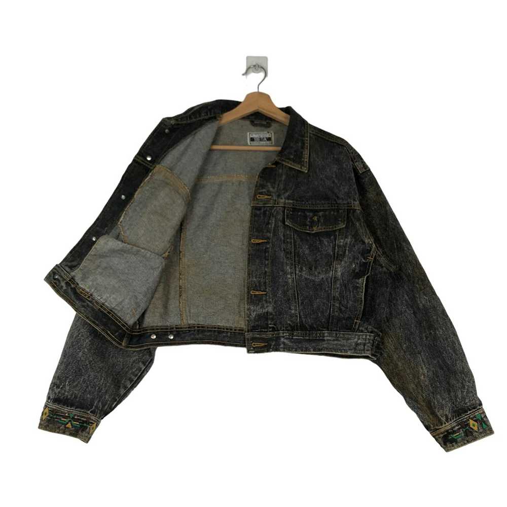 Denim Jacket × Japanese Brand VINTAGE TRUCKER DEN… - image 8