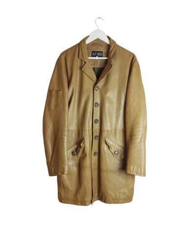 Armani jeans jacket/coat leather - Gem