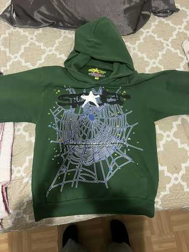 Spider Worldwide 555 Hoodie, Graffiti Hooded Sweatshirt