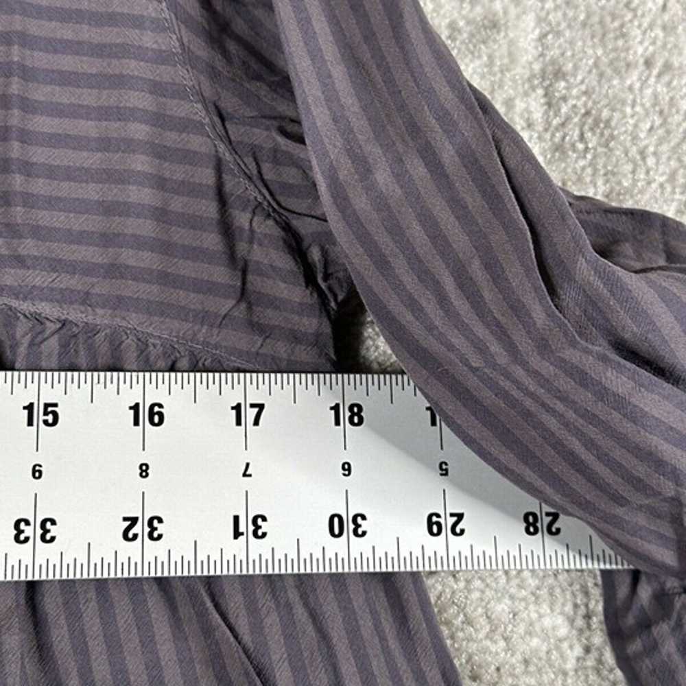 Xirena Tunic Maxi Dress Black Striped Tiered Size… - image 4