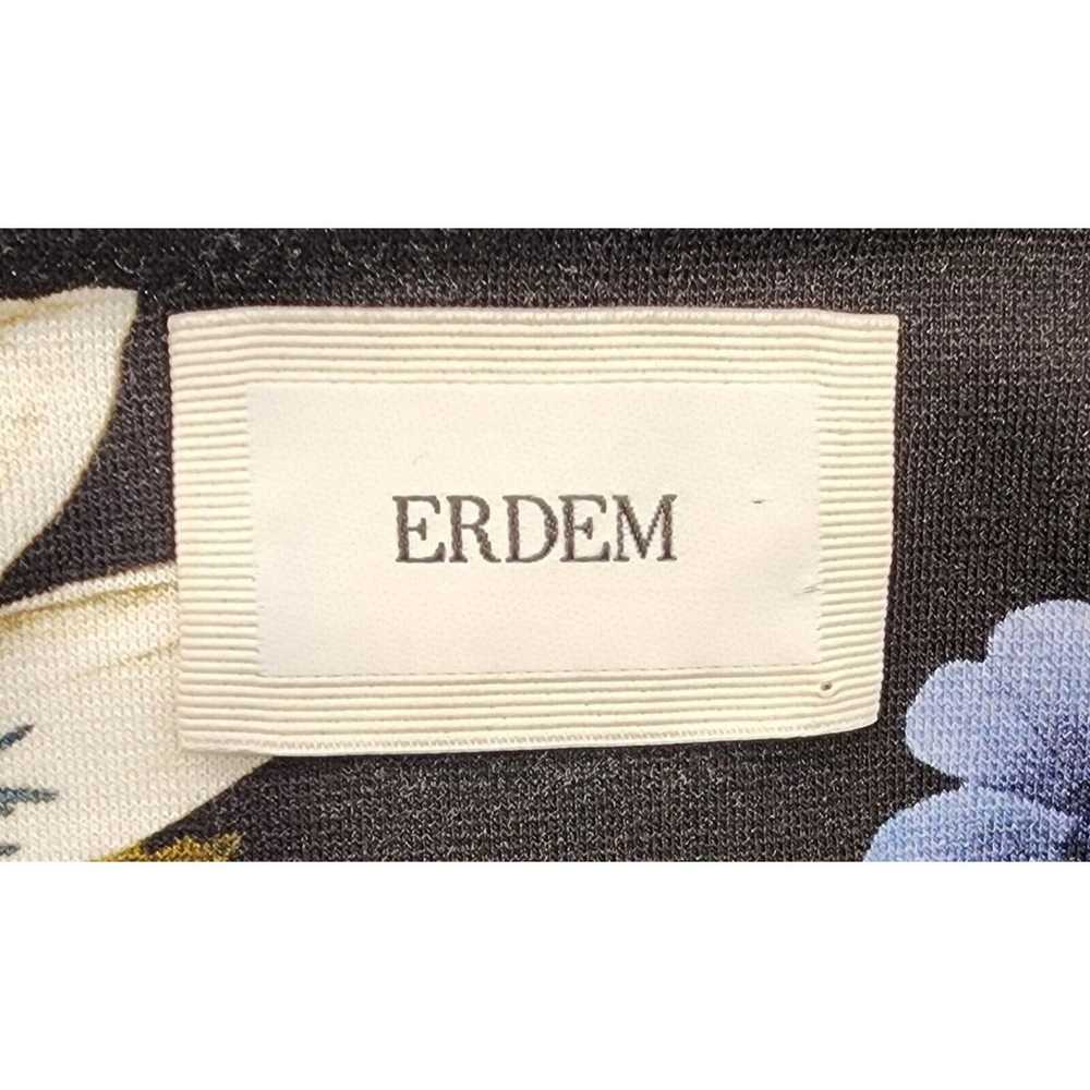 ERDEM Blue Reese Floral Print Stretchy Jersey Sli… - image 10