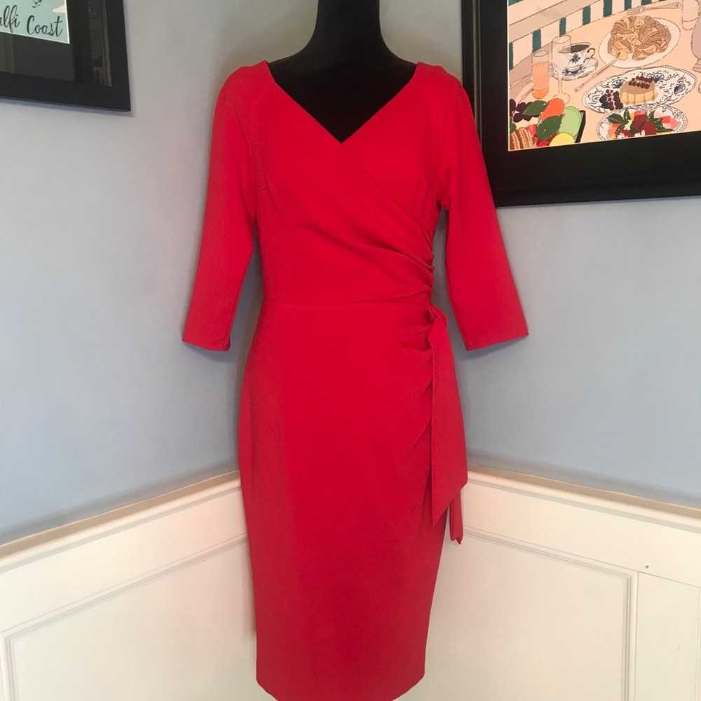 The Pretty Dress Company Red Hourglass Pencil Dre… - image 1