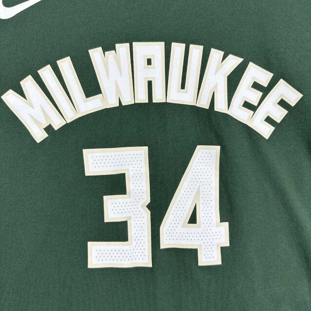 Nike Milwaukee 34 ANTETOKOUNMPO NBA T-Shirt Size … - image 5