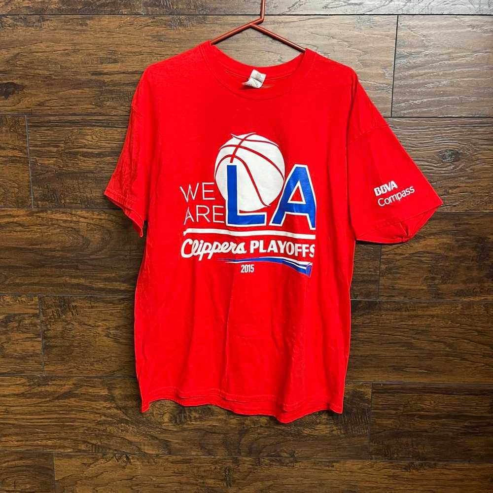 NBA We Are LA Clippers Playoffs 15 - Adult XL RED… - image 1