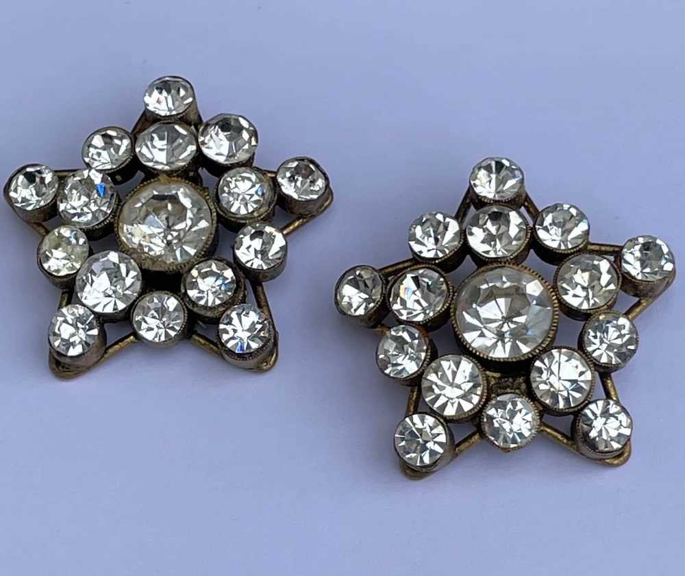 CHANEL Vintage By Goossens Earrings Star Comète C… - image 3