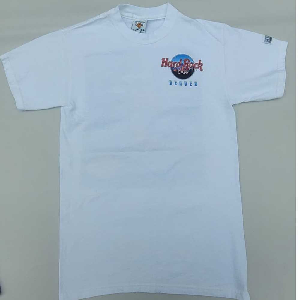 Vintage Hard Rock Cafe Denver Heavy T Shirt - image 2