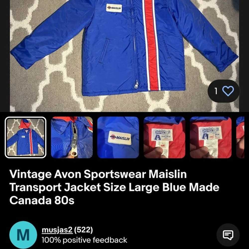 Vintage Avon Sportswear Maislin Transport Shirt - image 7