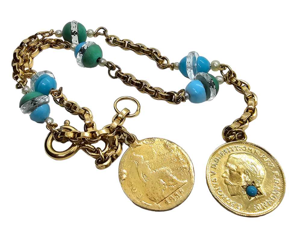 Bespoke Yellow Gold Victorian Charm Bracelet - image 2