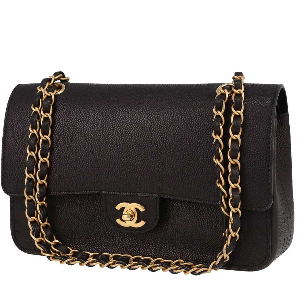 Chanel Timeless Classic handbag in black grained … - image 1