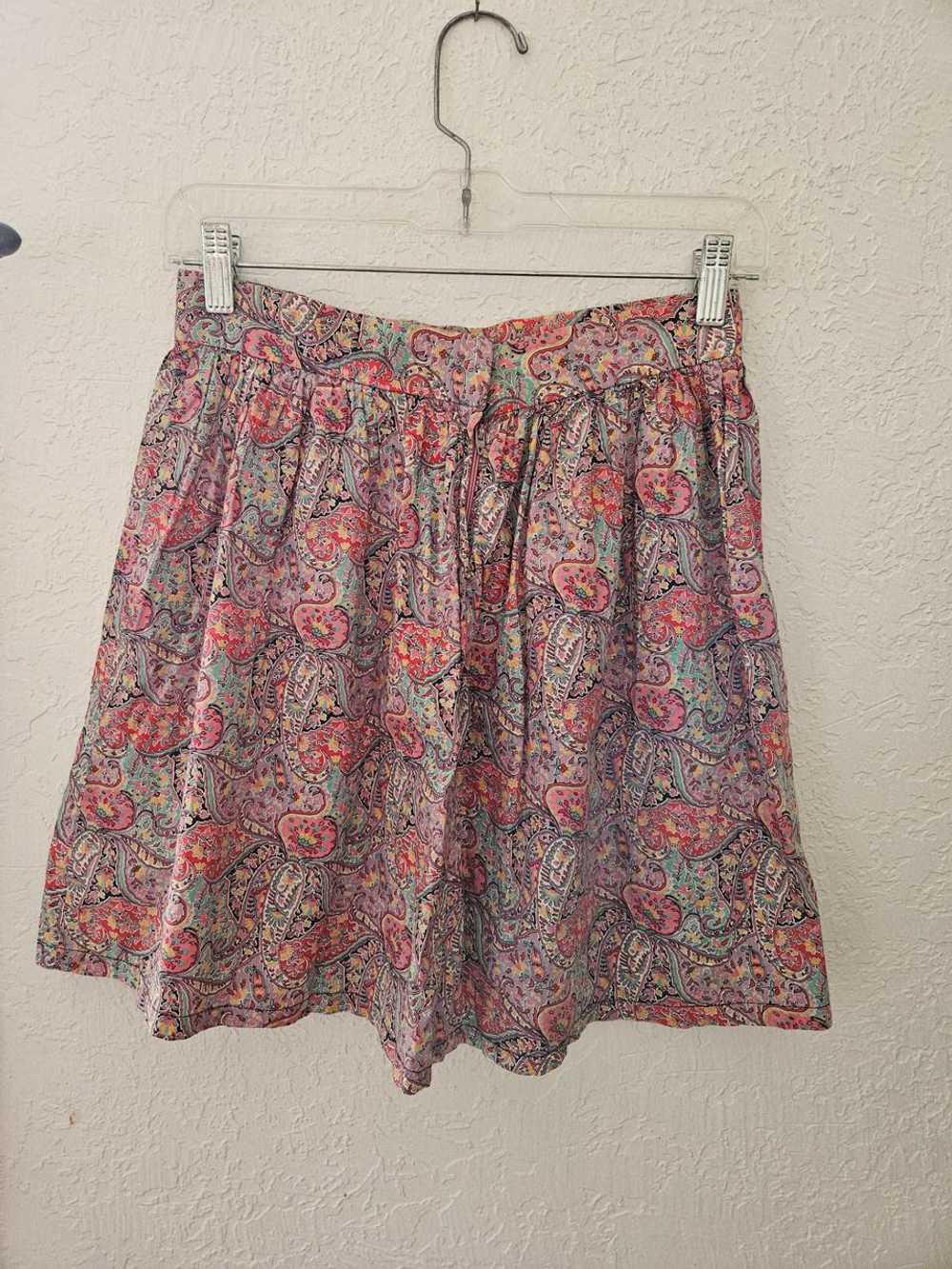 Handmade light cotton paisley skirt (S) | Used,… - image 4