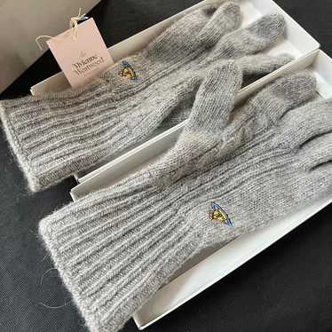 Vivienne Westwood Orb Logo Wool Gloves | Used,…