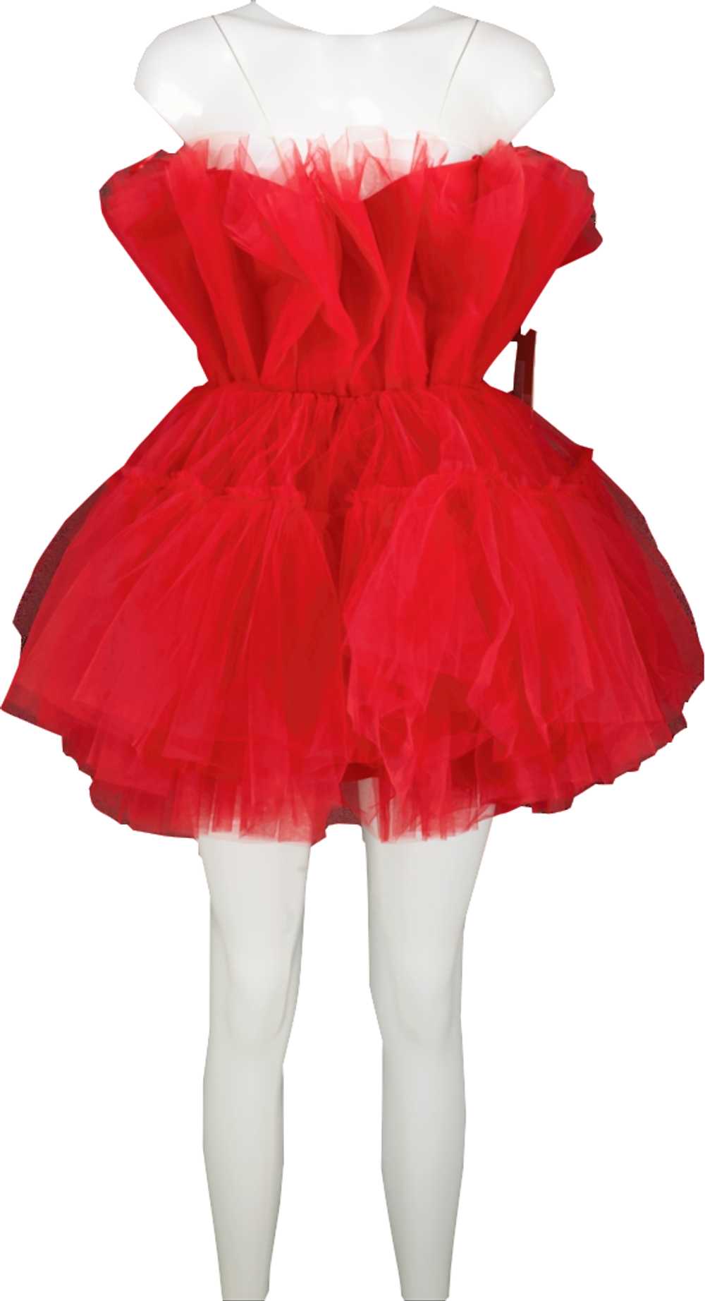 From A Friend Red Tulle Tutu Mini Dress UK XS/S - image 1