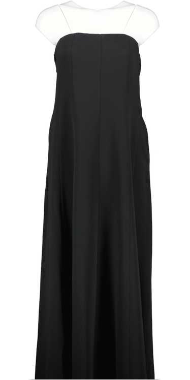 Karen Millen Black Strapless A Line Dress UK 8 - image 1