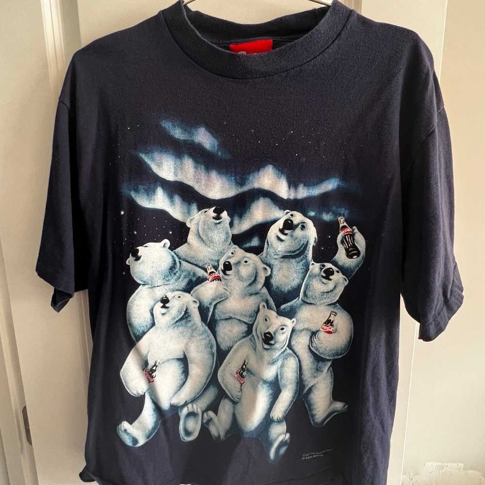 Vintage 1994 Coke Polar Bear T-Shirt - image 1