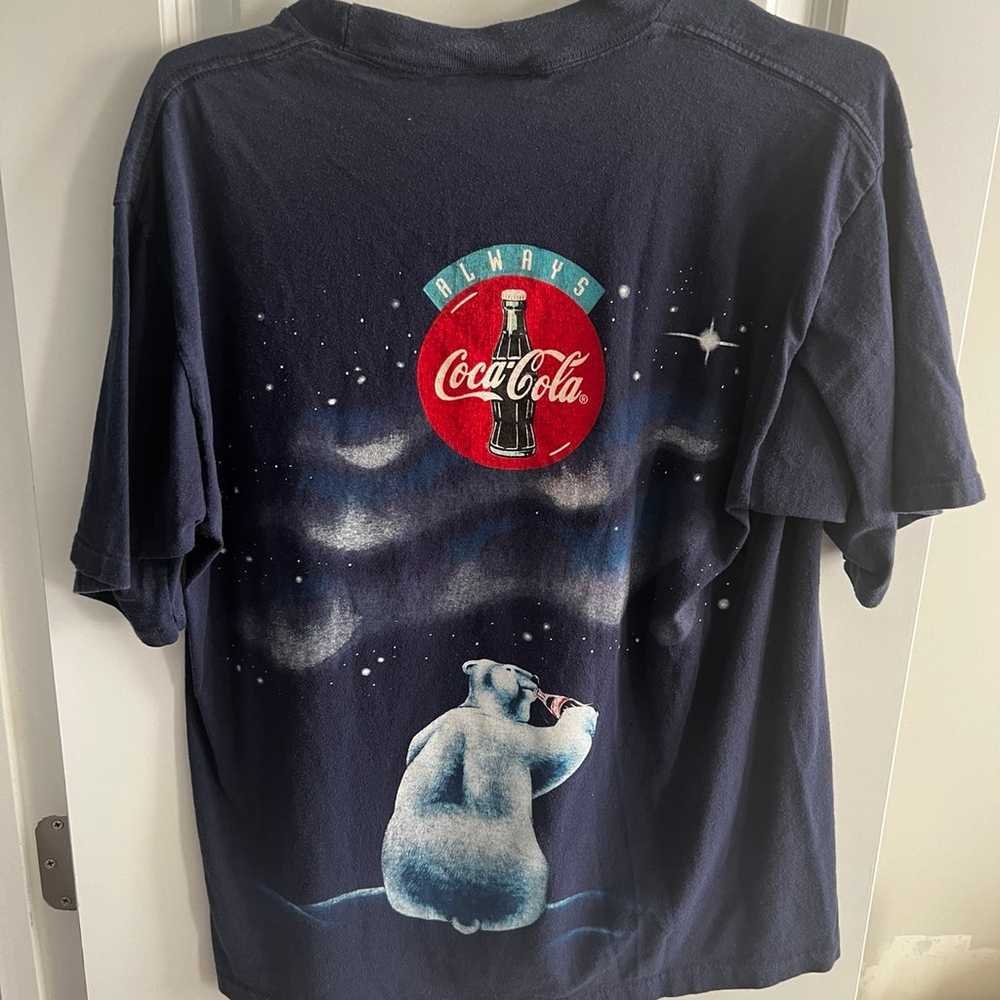 Vintage 1994 Coke Polar Bear T-Shirt - image 2