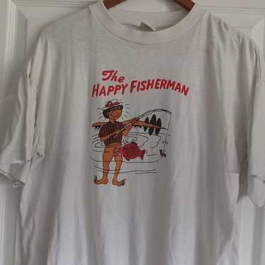 1990s the happy fisherman tshirt