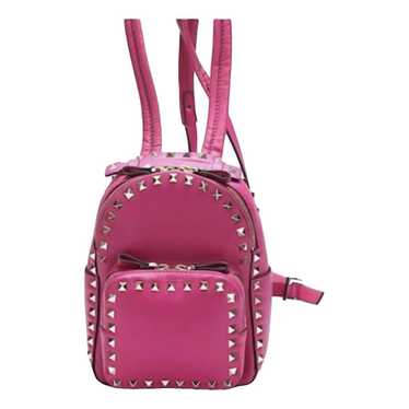 VALENTINO selling by MARIO VALENTINO pink vegan (polyurethane) leather backpack ITALY