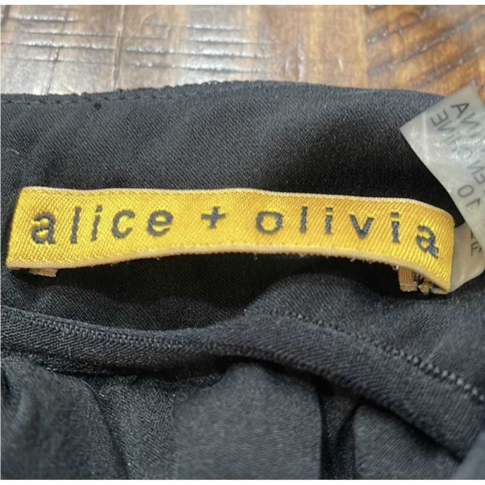 Alice & Olivia Silk mini dress - image 8