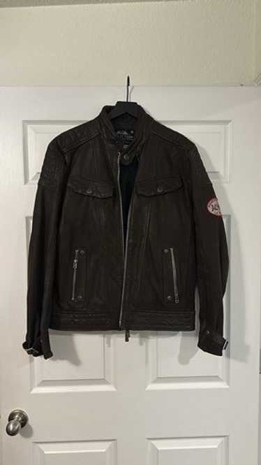 超貴重】Affliction レザーライダースS(ML相当)限定版 #649 楽天