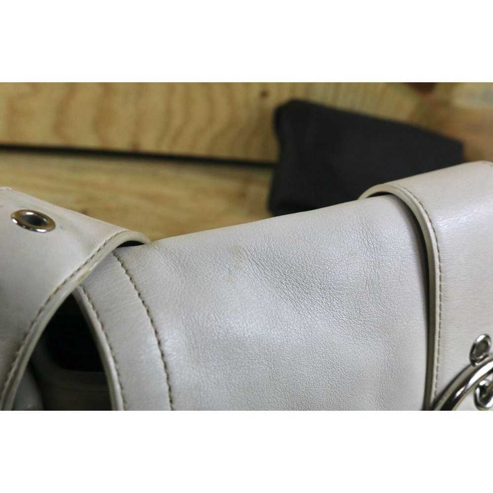 Coach Handbag Hampton Soho White Leather Hobo Vin… - image 7