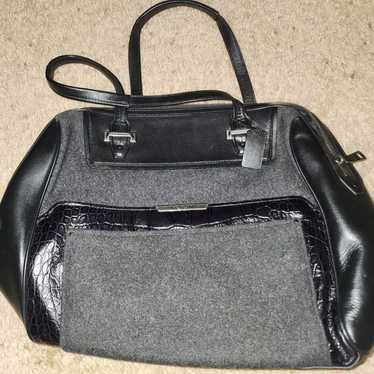 Coach black and gray purse - image 1
