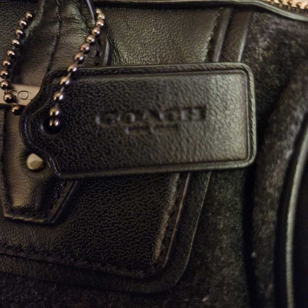 Coach black and gray purse - image 3