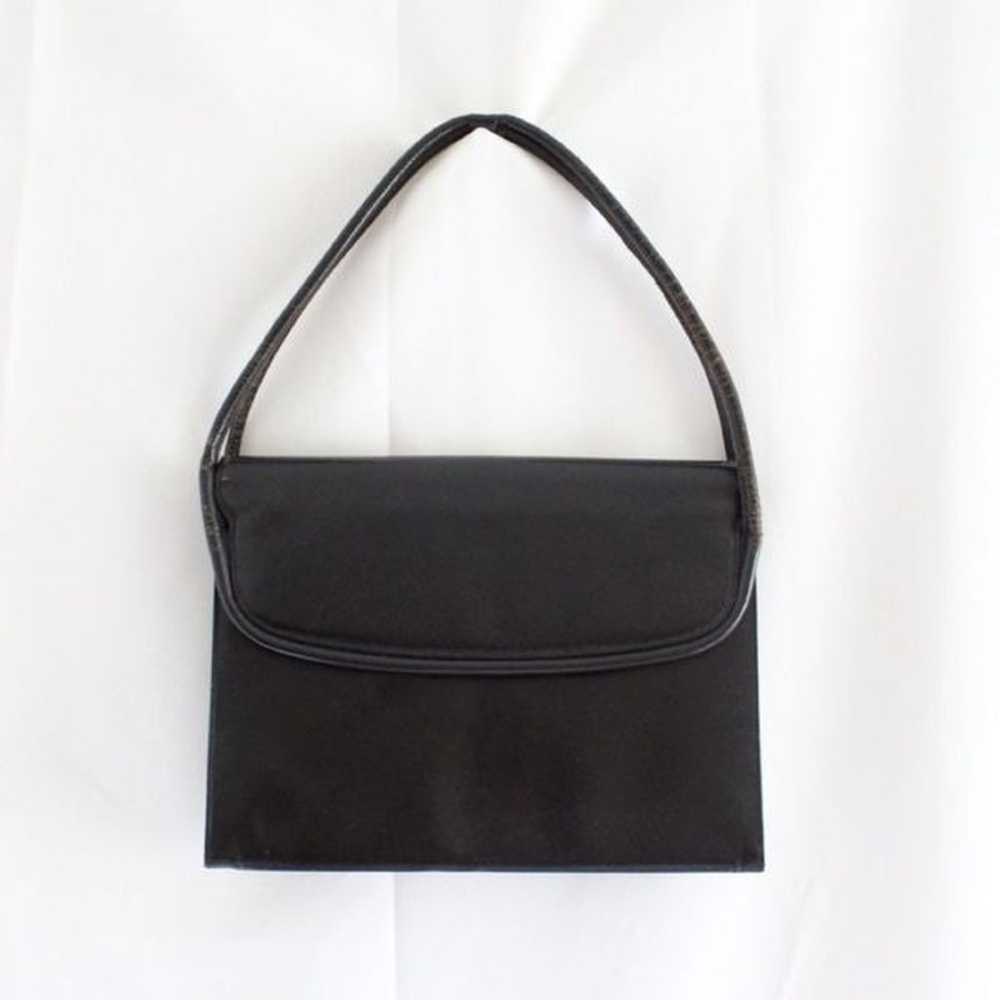 50's Rare Koret Black Handbag with Coin Mini + Mi… - image 2