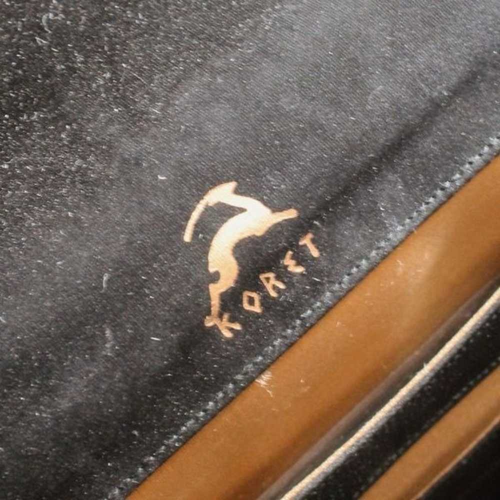 50's Rare Koret Black Handbag with Coin Mini + Mi… - image 8