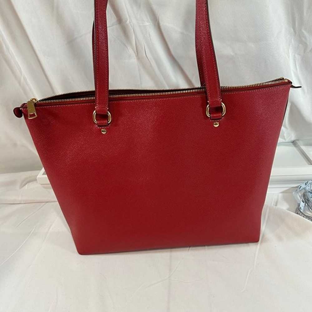 Coach Red Gallery Tote - image 3