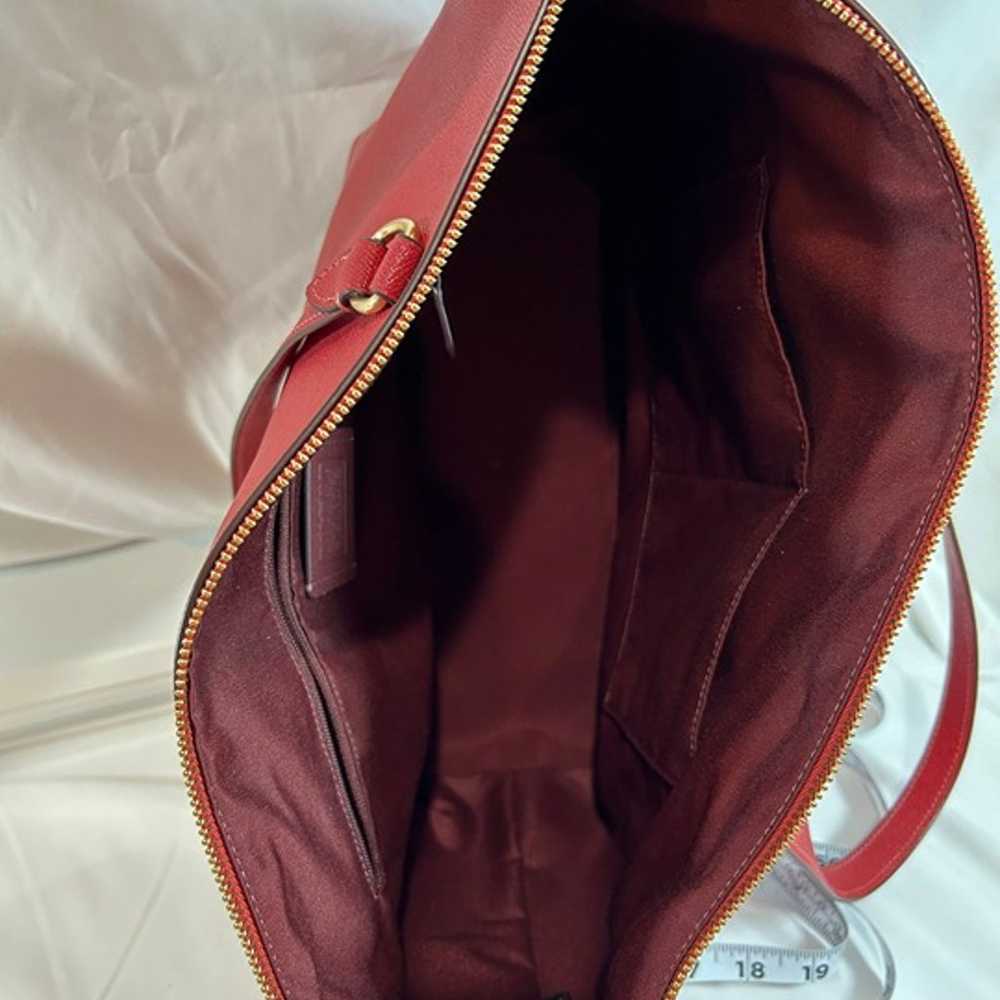 Coach Red Gallery Tote - image 7