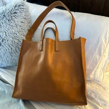 Parker Clay Merkato Tote with Shoulder Strap - image 1