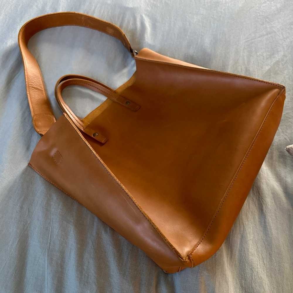 Parker Clay Merkato Tote with Shoulder Strap - image 3