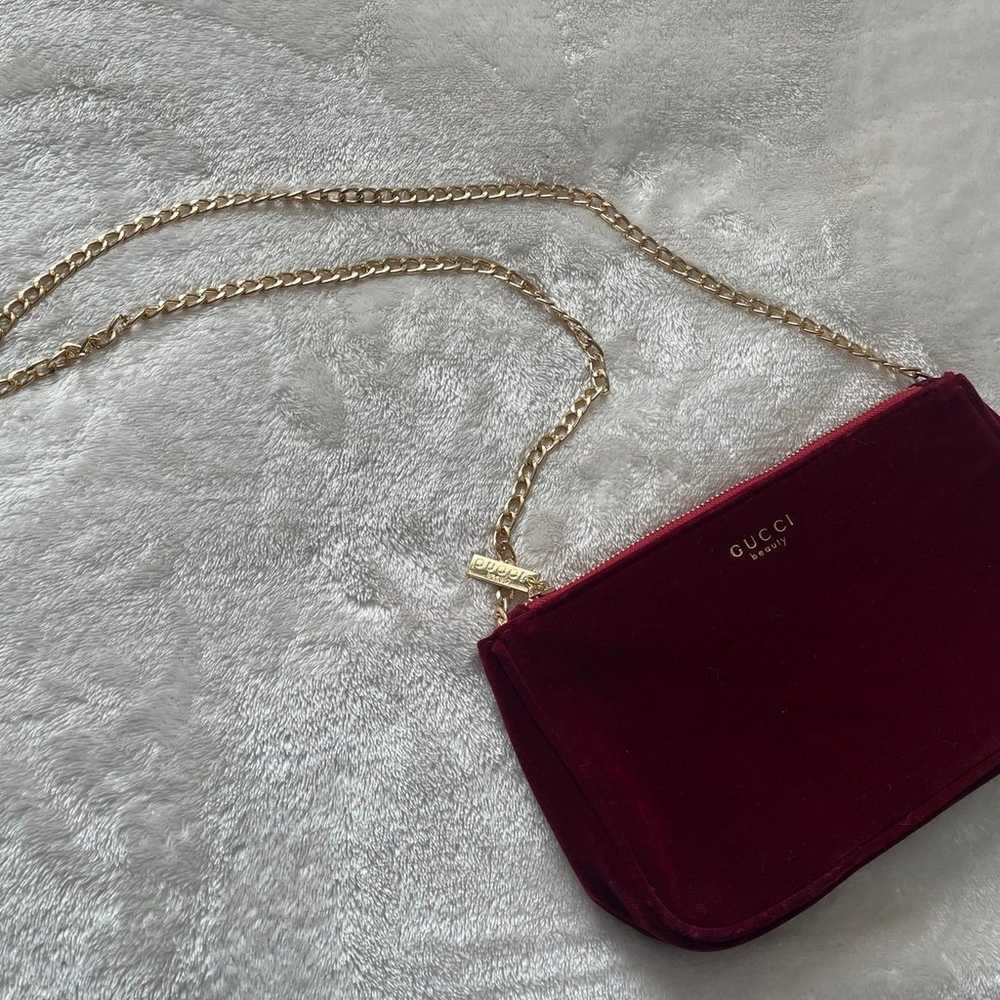 Gucci velvet pouch bag big - image 4