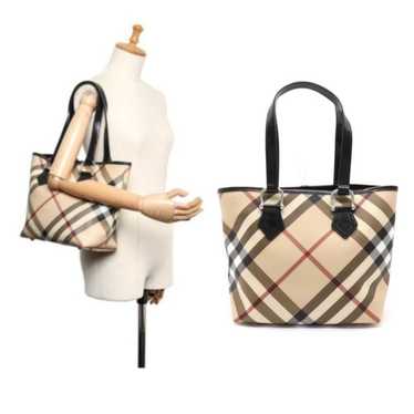 Authentic Burberry Super Nova Check Shoulder Bag T