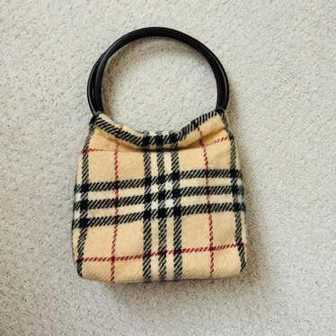 Authentic Burberry wool nova check handbag - image 1