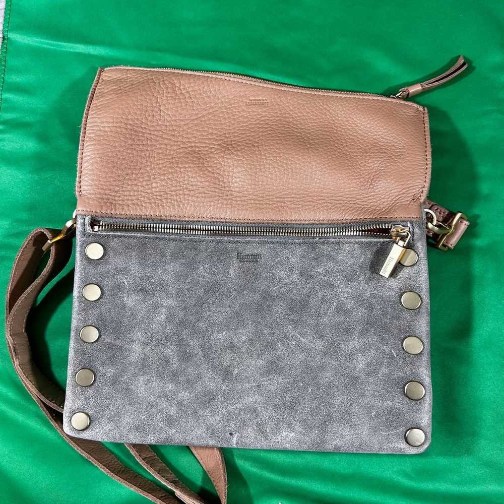 Hammitt Medium Dillon Bag 100% Leather 6 Way Fold… - image 6