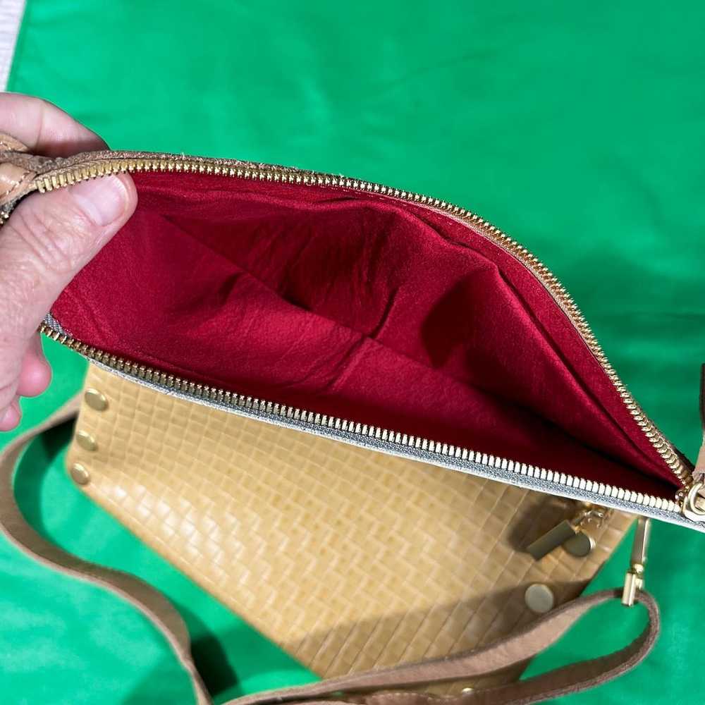Hammitt Medium Dillon Bag 100% Leather 6 Way Fold… - image 9
