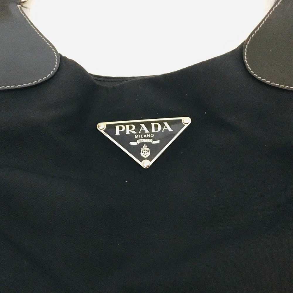 Black Prada Milano Nylon Shoulder Bag - image 2