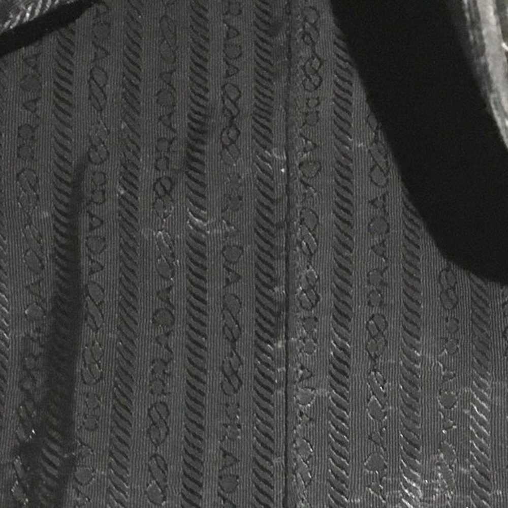 Black Prada Milano Nylon Shoulder Bag - image 7