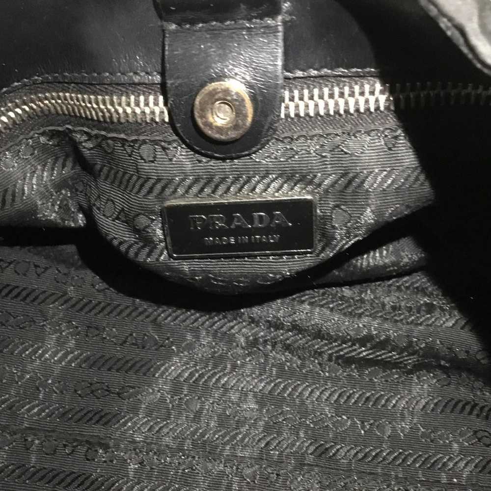 Black Prada Milano Nylon Shoulder Bag - image 8