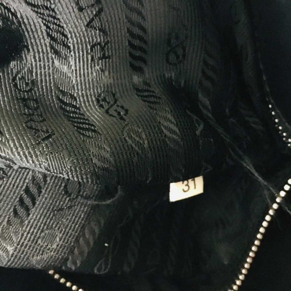 Black Prada Milano Nylon Shoulder Bag - image 9