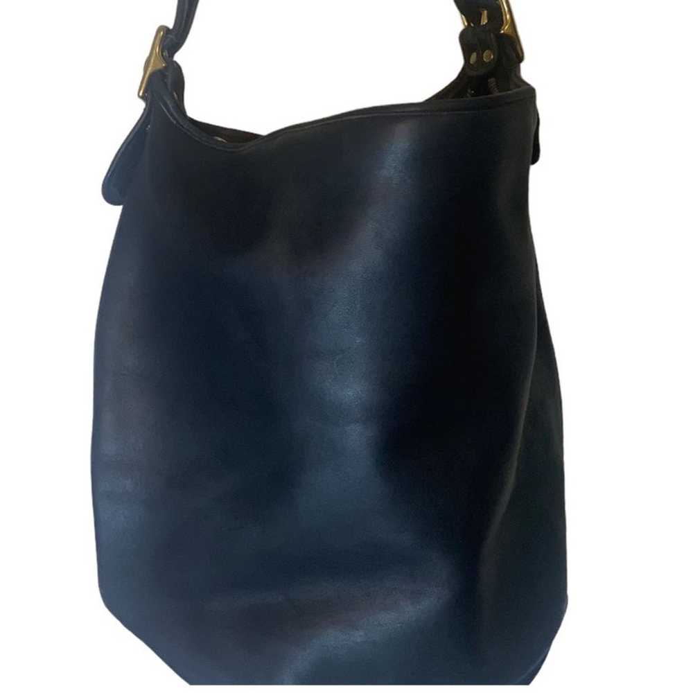Authentic leather Coach Bucket Bag - image 2