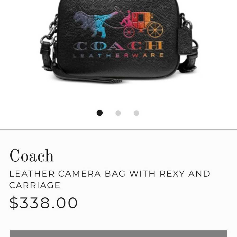 Coach Camera Bag With Rexy And Carriage - image 8