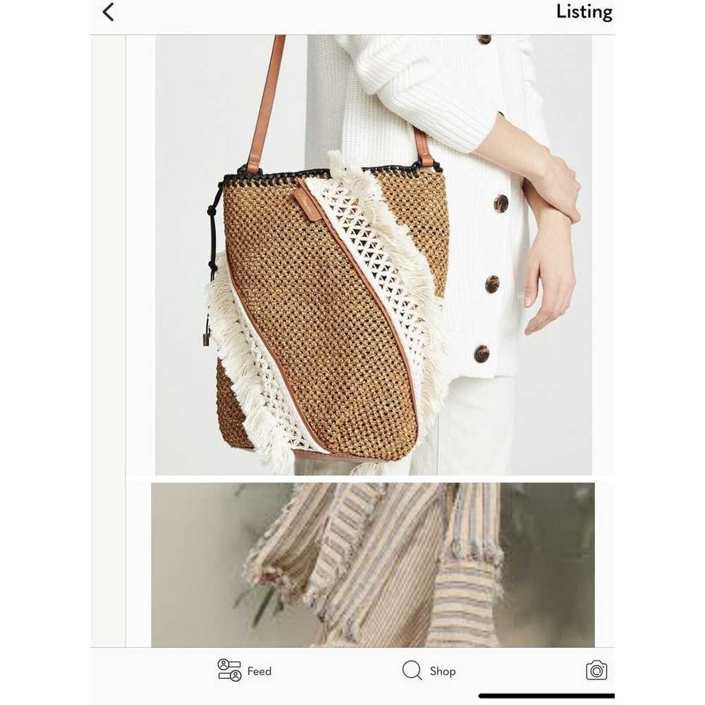 3.1 PHILLIP LIM Cut Out Woven Marlee Leather Buck… - image 3