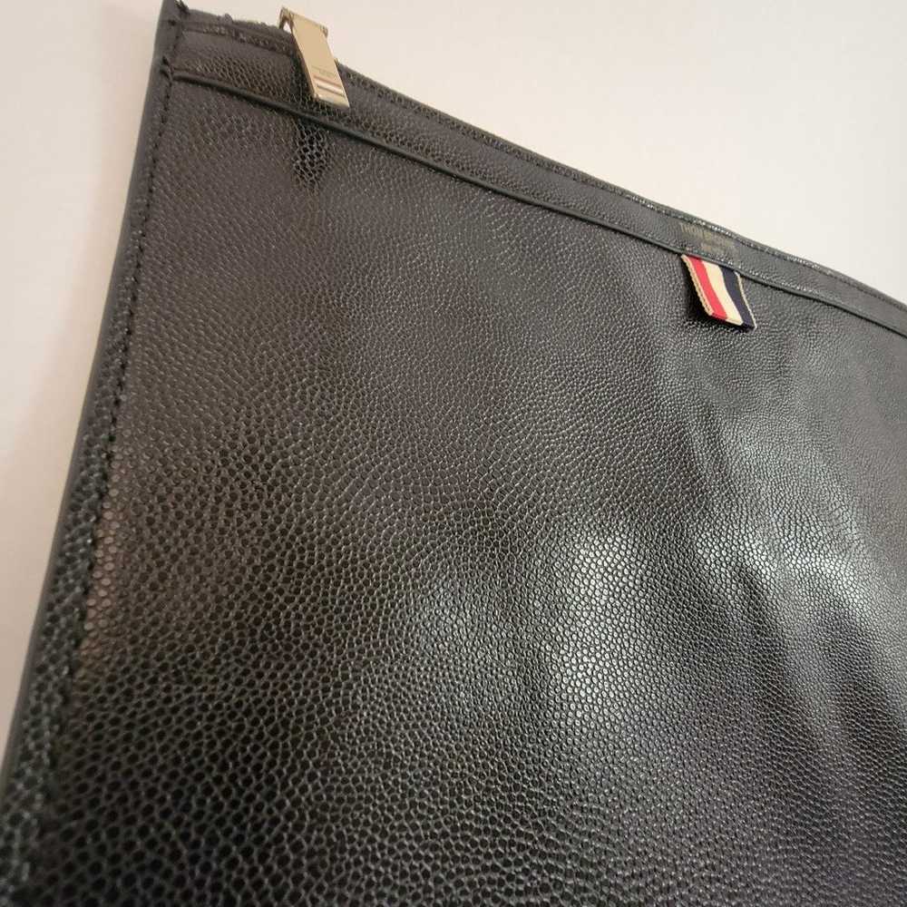 Thom Browne Leather Clutch Bag - image 2