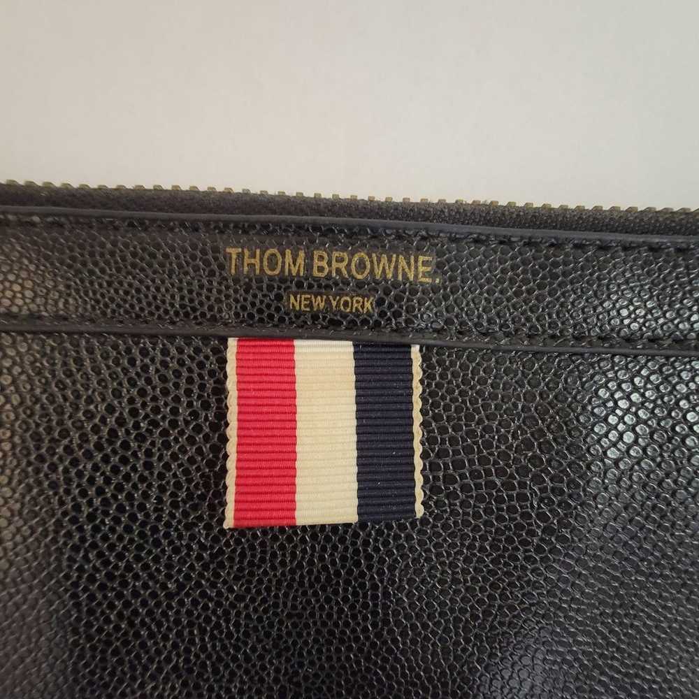 Thom Browne Leather Clutch Bag - image 3