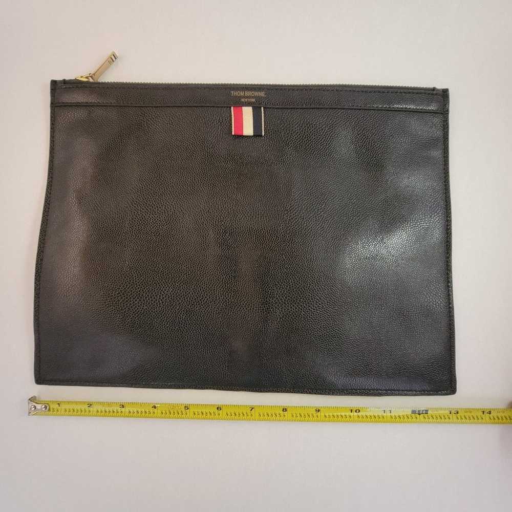 Thom Browne Leather Clutch Bag - image 8
