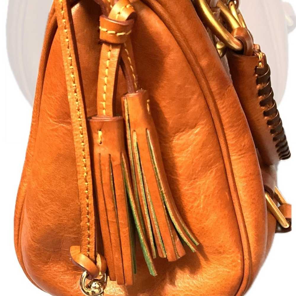 Dooney Bourke Brown Leather Handbag Florentine Va… - image 11